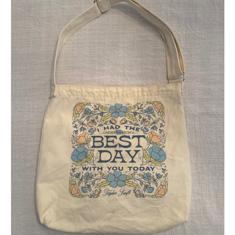 Taylor Swift | *Rare* I had the best day with you today tote bag Fearless merch